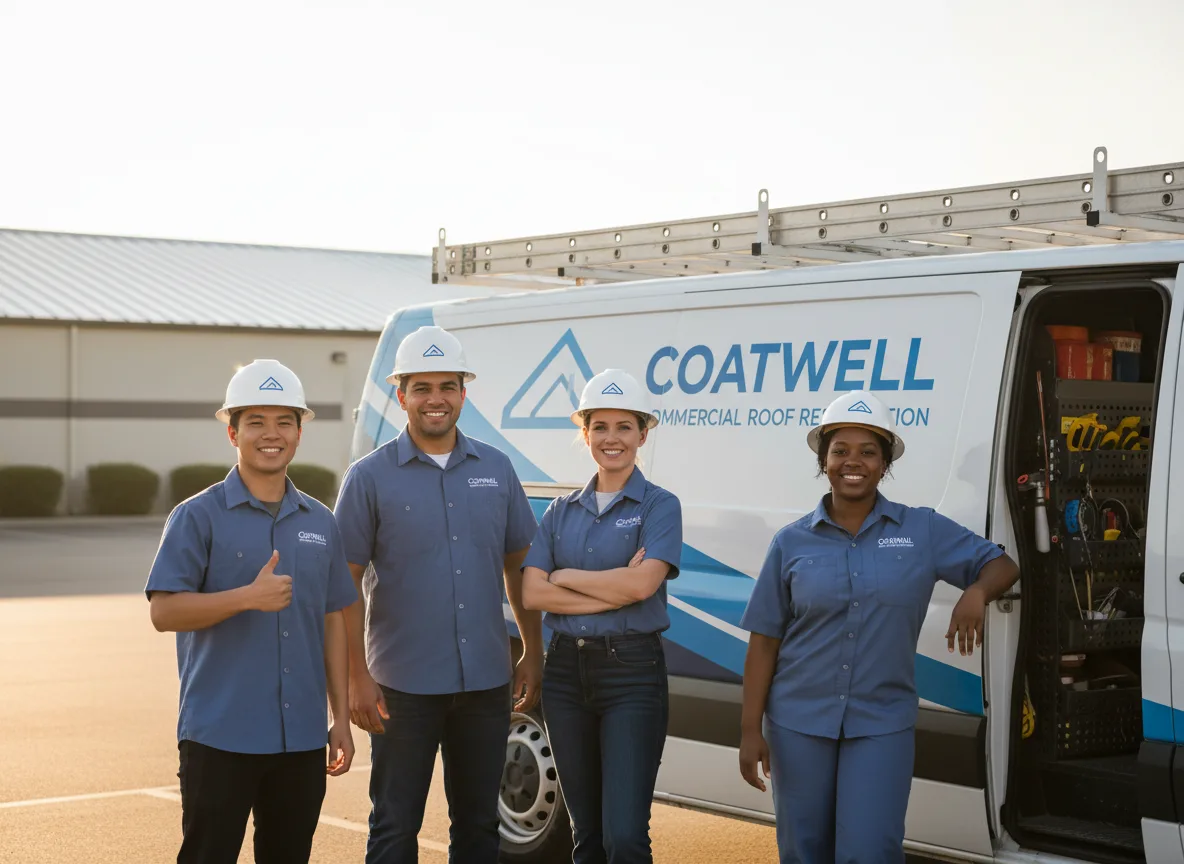 Commercial roof coating company in Ben Wheeler, TX
